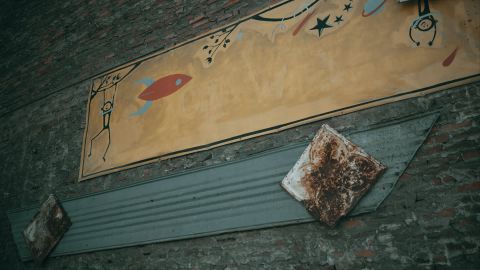 绿色和去饱和度