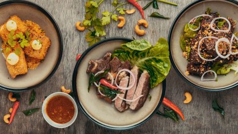 桌面美食奶油暖黄