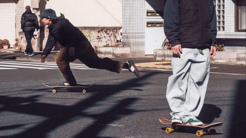 冷灰蓝街头纪实